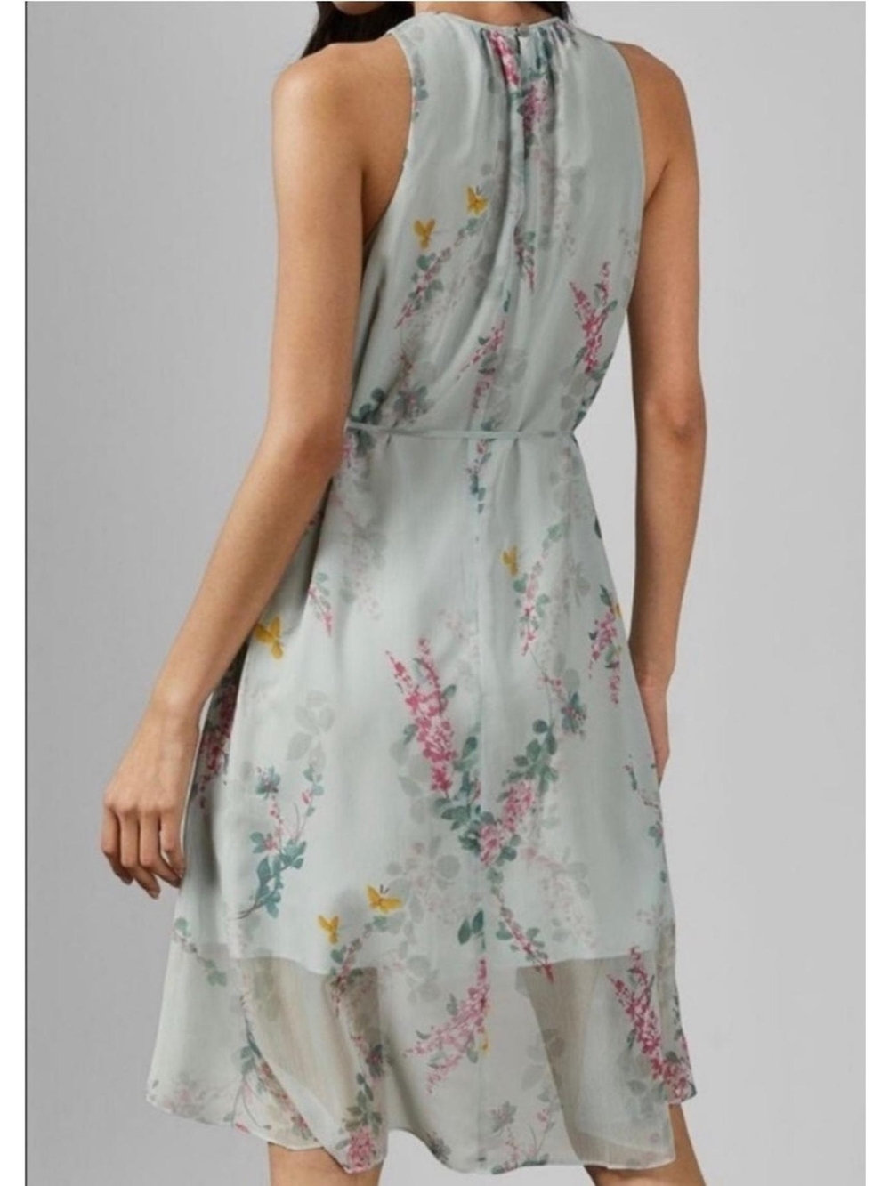 Ted Baker Pariz Sorbet Floral High Low Dress - Picture 4 of 14